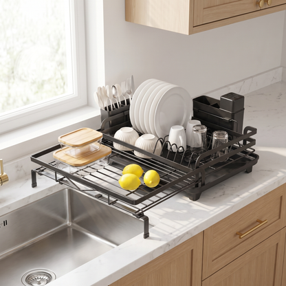 FoldAway Rack in a bright modern kitchen