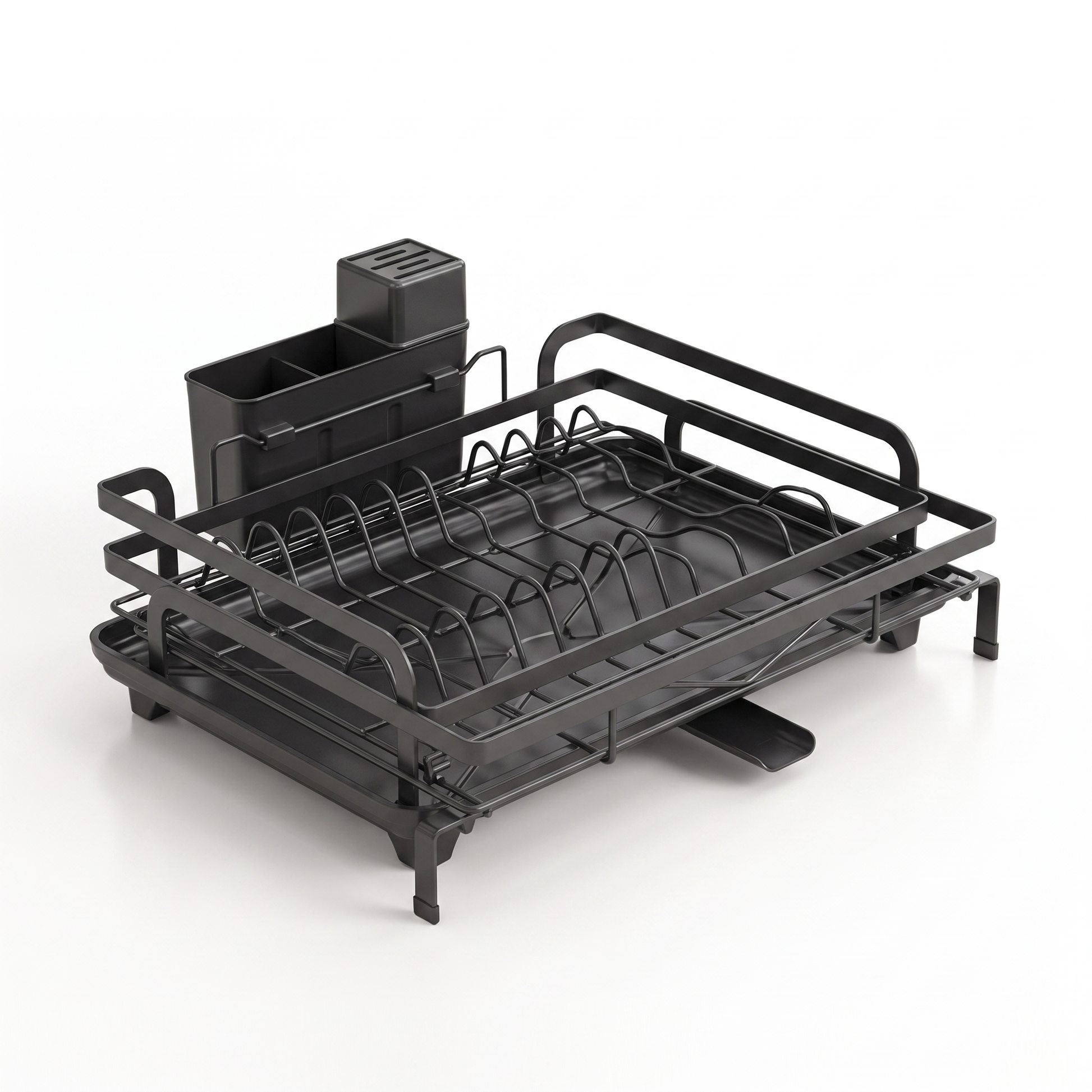 SinkLoft FoldAway Rack retracted compact state
