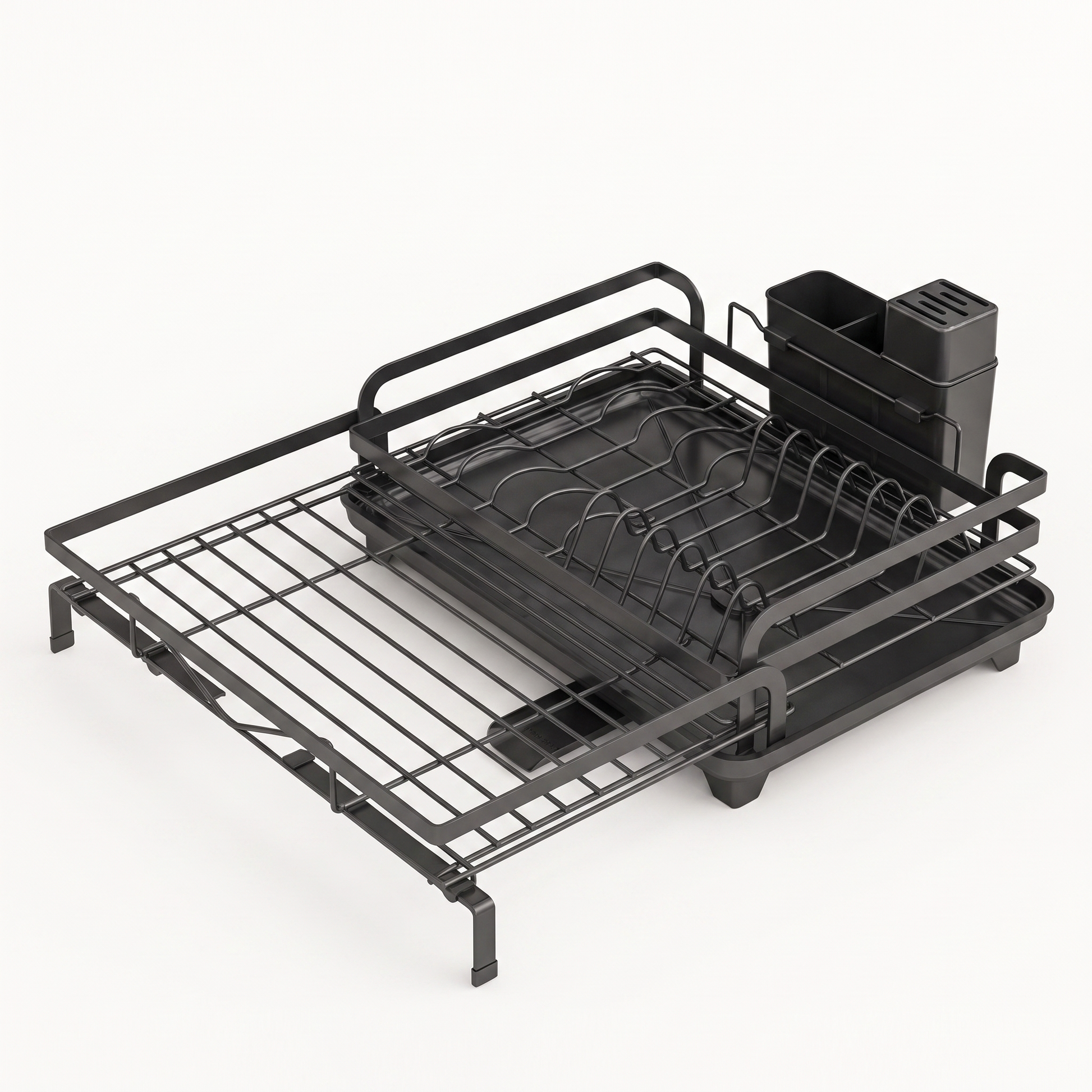 SinkLoft FoldAway Rack expanded — studio packshot