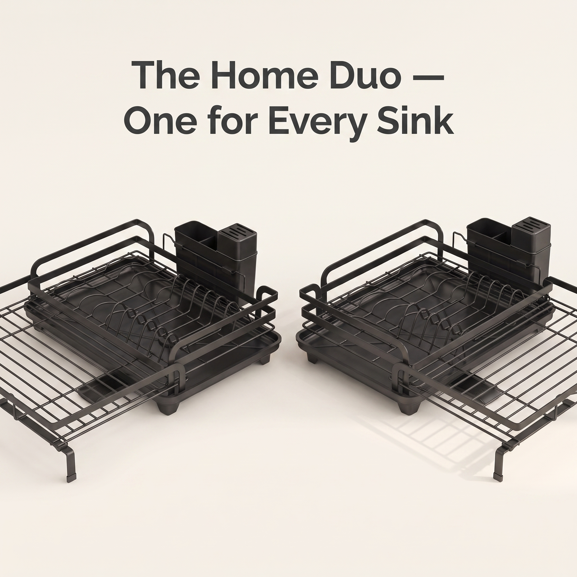 The Home Duo — two racks, one for every sink