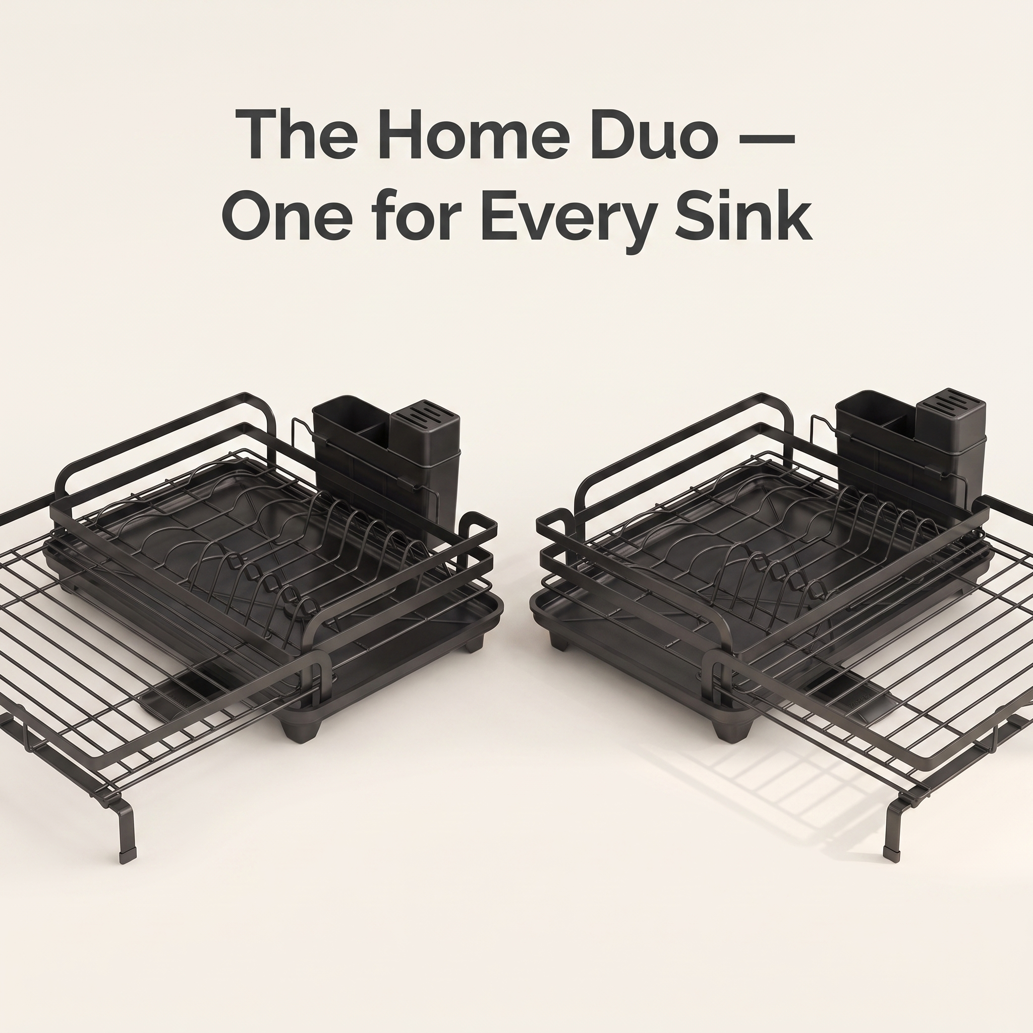 The Home Duo — two racks, one for every sink